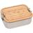 Lässig Lunchbox Stainless Steel Bamboo Adventure