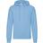 Shein Fruit of the Loom Mens Hooded Sweatshirt / Hoodie (Sky Blue)