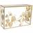 Alexandra House Living Hallway Gold/Grey Sideboard 120x80cm