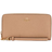 Coach Long Zip Around Wallet - Gold/Taupe