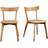 Corrigan Studio Urbano Dark Grey/Oak Kitchen Chair 80cm 2pcs