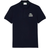 Lacoste Stretch Piqué Printed Polo Shirt - Navy Blue