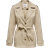 Only Line Trenchcoat - White/Humus