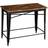 Home ESPRIT Wood Metal Natural/Black Dining Table 66x120cm