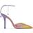 Jimmy Choo Saeda 100 Satin - Sunset Mix/Crystal