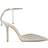 Jimmy Choo Saeda 100 Satin - Ivory Crystal Embellishment