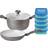 Prestige Earth Pan Batch Cookware Set with lid 7 Parts