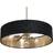 AFX Celine Black/Gold/Satin Brass Pendant Lamp 61cm