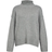 Object High Neck Pullover - Medium Grey Melange