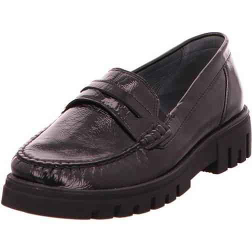 Waldläufer H-SERENA 723502 Ladies Leather Loafer Black: