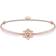 Thomas Sabo Little Secret Lotus Flower Bracelet - Beige/Rose Gold/White