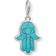 Thomas Sabo Hand of Fatima Charm Pendant - Silver/Turquoise