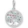 Thomas Sabo Charm Club Tree of Love Charm Pendant - Silver/Multicolour