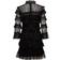 By Malina Carmine Mini Dress - Black