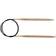 Knitpro Basix Birch Fixed Circular Needles 80cm 6mm