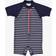 Polarn O. Pyret Striped UV Suit - Dark Navy Blue (60403315)