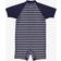 Polarn O. Pyret Striped UV Suit - Dark Navy Blue (60403315)