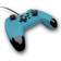 Gioteck WX-4 Wired Controller (Switch/PS3/PC) - Blue