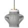 Warm Nordic Opal Lamella Pendant Lamp 26cm