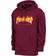 Thrasher Magazine Flame Logo Hoodie - Maroon