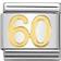 Nomination Composable Classic Link Number 60 Charm - Silver/Gold