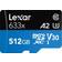 LEXAR High Performance microSDXC Class 10 UHS-I U3 V30 A2 100/70MB/s 512GB +SD adapter (633x)