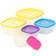 BigBuy Rainbow Food Container 5pcs