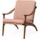 Warm Nordic Lean Back Fabric Lounge Chair 78cm