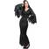 I Love Fancy Dress Gothic Black Vampiress Dress