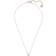 Swarovski Attract Square Necklace - Rose Gold/Tranparent