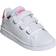 Adidas Kid's Advantage - Cloud White/Real Pink/Cloud White