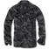 Brandit Slim Fit Vintage Shirt - Black Camo