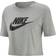 Nike Women's Sportswear Essential Cropped T-shirt - Dark Grey Heather/Black