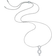 Swarovski Infinity Necklace - Silver/White