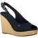 Tommy Hilfiger Iconic High Wedge Slingback Sandals - Desert Sky