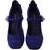 Dolce & Gabbana Suede Crystal Heels - Blue