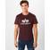 Alpha Industries Basic T-Shirt - Burgundy/White