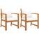 vidaXL 311831 2-pack Garden Dining Chair