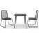 vidaXL 3060112 Patio Dining Set, 1 Table incl. 2 Chairs