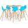 vidaXL 3056294 Outdoor Bar Set, 1 Table incl. 6 Chairs