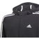 Adidas Girl's Essentials-3-Stripes Hoodie - Black/White (GQ8356)