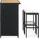 vidaXL 313473 Outdoor Bar Set, 1 Table incl. 2 Chairs