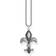 Thomas Sabo French Lily Necklace - Silver/Black