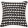 Marimekko Räsymatto Cushion Cover Black/White (50x50cm)