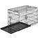 tectake Dog Cage with Two Door 47x51cm