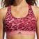 Adidas Believe This Medium Support Allover Print Sport Bra - Hazy Rose/Black