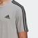 Adidas Essentials 3-Stripe T-shirt - Medium Grey Heather