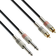 Adam Hall 2RCA-2x6.3mm 1m