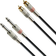 Adam Hall 2RCA-2x6.3mm 1m