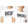 Diesel T-Diego Logo T-shirt Unisex - White